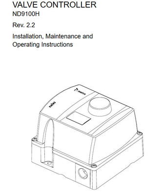 Original METSO Valve Positioner Model EJ05 Type ND9103HN ND9102HN ND9103HN-K1