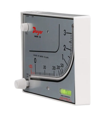 Range 0-7000 Fpm Dwyer Mark II 27 Molded Plastic Manometer 3% Accuracy For Stationary And Portable Applications