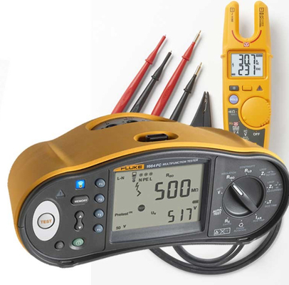 Original And New Fluke 1664FC Multifunction Installation Tester US Power Cord MultifunctionTester