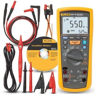 100% New Original 1587 FC Insulation Multimeter Weight 550 G Size 5.0x10.0x20.3cm