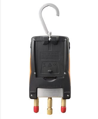 Testo 549 Digital Manifold with Robust 2-Way Valve Block, Illuminated Display, and IP 42 Protection