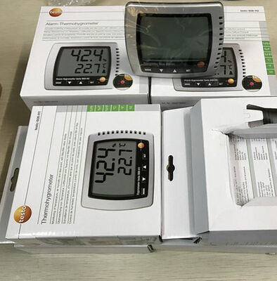 Testo 608-H2 Temperature and Humidity Measuring Instrument with ±0.5 °C Accuracy and 2 to 98 %rH Range in ABS Housing