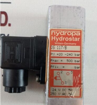 HYDROPA Brass Pressure Switch DS-802/M/B with 50 Bar Max Pressure IP65 Rated and G1/4 Thread for Water Dispenser