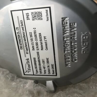 FineTek SA110BDQ0150 Capacitance Level Switch with Aluminum IP65 Housing for Liquids and Solids