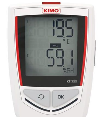 KIMO KT 320 Temperature Bluetooth Multi-Function Data Logger , measure up to five recordable parameters simultaneously.