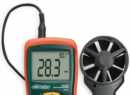 new stock flir Extech AN100 CFM/CMM Mini Thermo-Anemometer