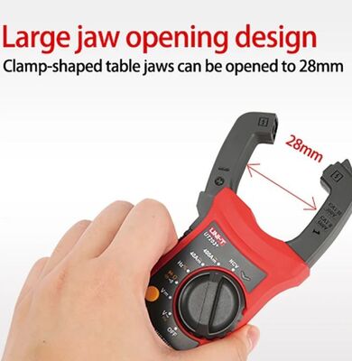 UNI-T UT204+ Digital AC DC Voltage Clamp Meter Multimeter True RMS 400-600A Auto Range Voltmeter Resistance Test