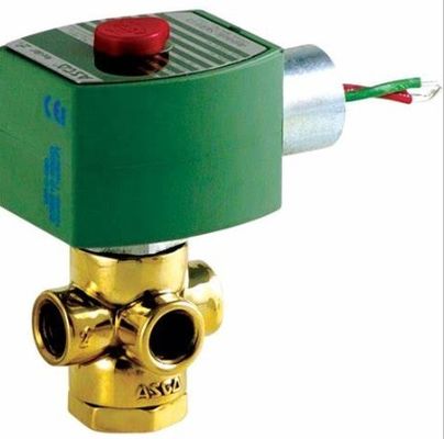 ASCO 8210G056-120/60 Brass Body Pilot Operated General Service Solenoid Valve 1-1/2'' Pipe Size, 2-Way Normally Closed,