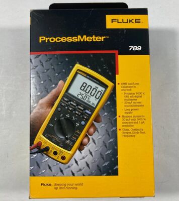 Fluke 789 ProcessMeter Digital Multimeter Loop Calibrator W/ Leads -Calibrated