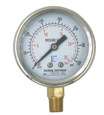 DACHENG Y-60 Factory Direct Sales Carbon Steel Shell Copper Connector 60mm Diameter Corrosion Resisting Pressure Data Loggers