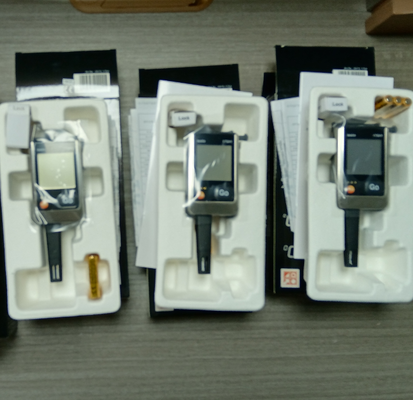 Testo 175H1 Temperature and Humidity Data Logger with Large Display, External Stub Sensor, and Excel Export Function