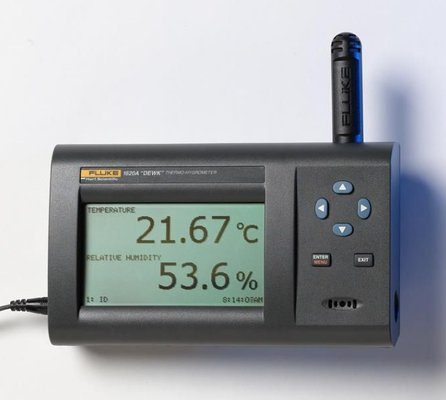 Fluke Calibration 1620A Precision Thermo-Hygrometer with ±0.25°C Accuracy Ethernet Networking and LogWare III Software
