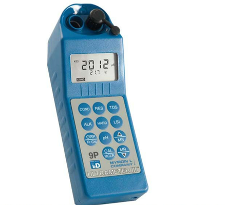 Myron L Ultrameter II 6PFCE 6PIIFCE Water Tester for Conductivity, Resistivity, TDS, ORP, Free Chlorine, pH, and Temperature