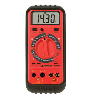 FLUKE Amprobe LCR55A Portable LCR Meter Measure  inductance,capacitance, resistance, transistors, diodes and microwave diodes