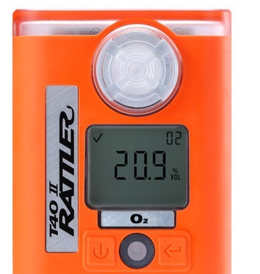 Industrial Scientific T40 II Rattler Portable Single Gas Monitor and T-Dock workers in hazardous environments 