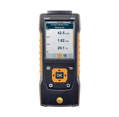 Testo 440 Wysoka dokładność szeroki zakres Inteligentny regulator temperatury i wilgotności cyfrowy wyświetlacz 0.1C/F Rozdzielczość 1 rok